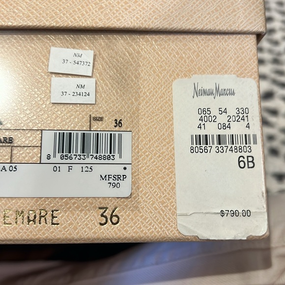 Prada Navy Suede Wicker Wedge Sandal - Picture 12 of 12